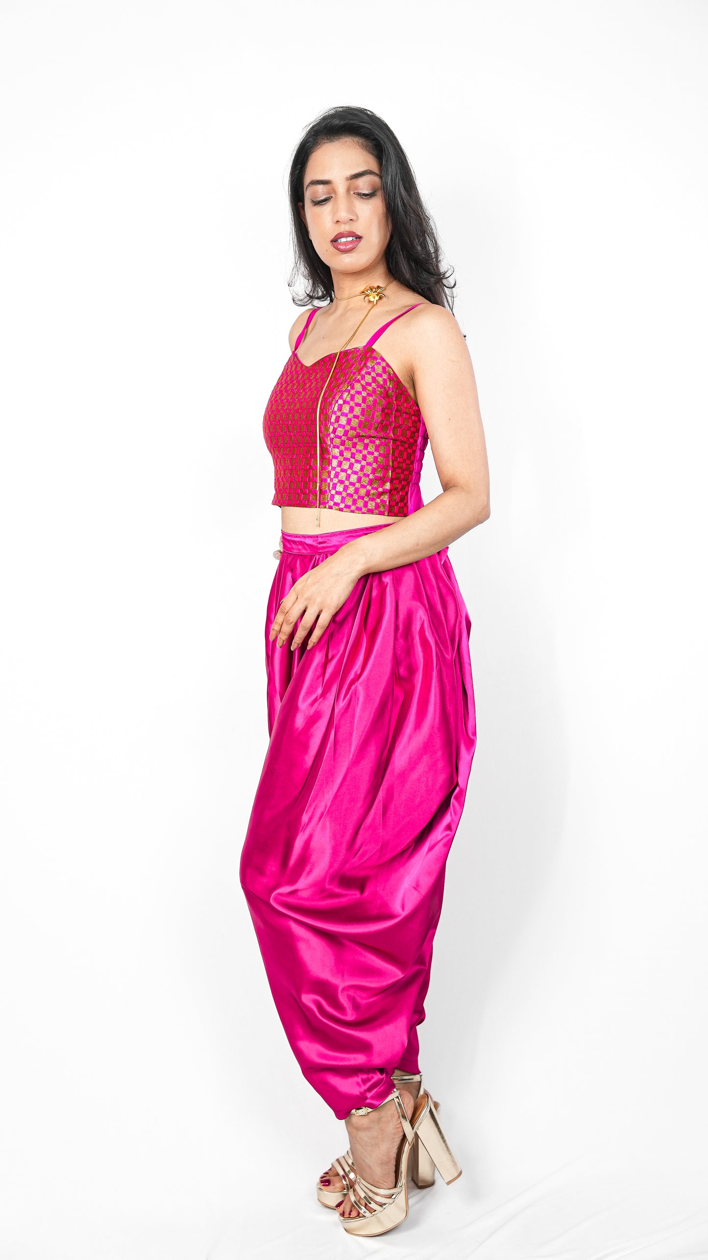 Frisia Pink Crop Top