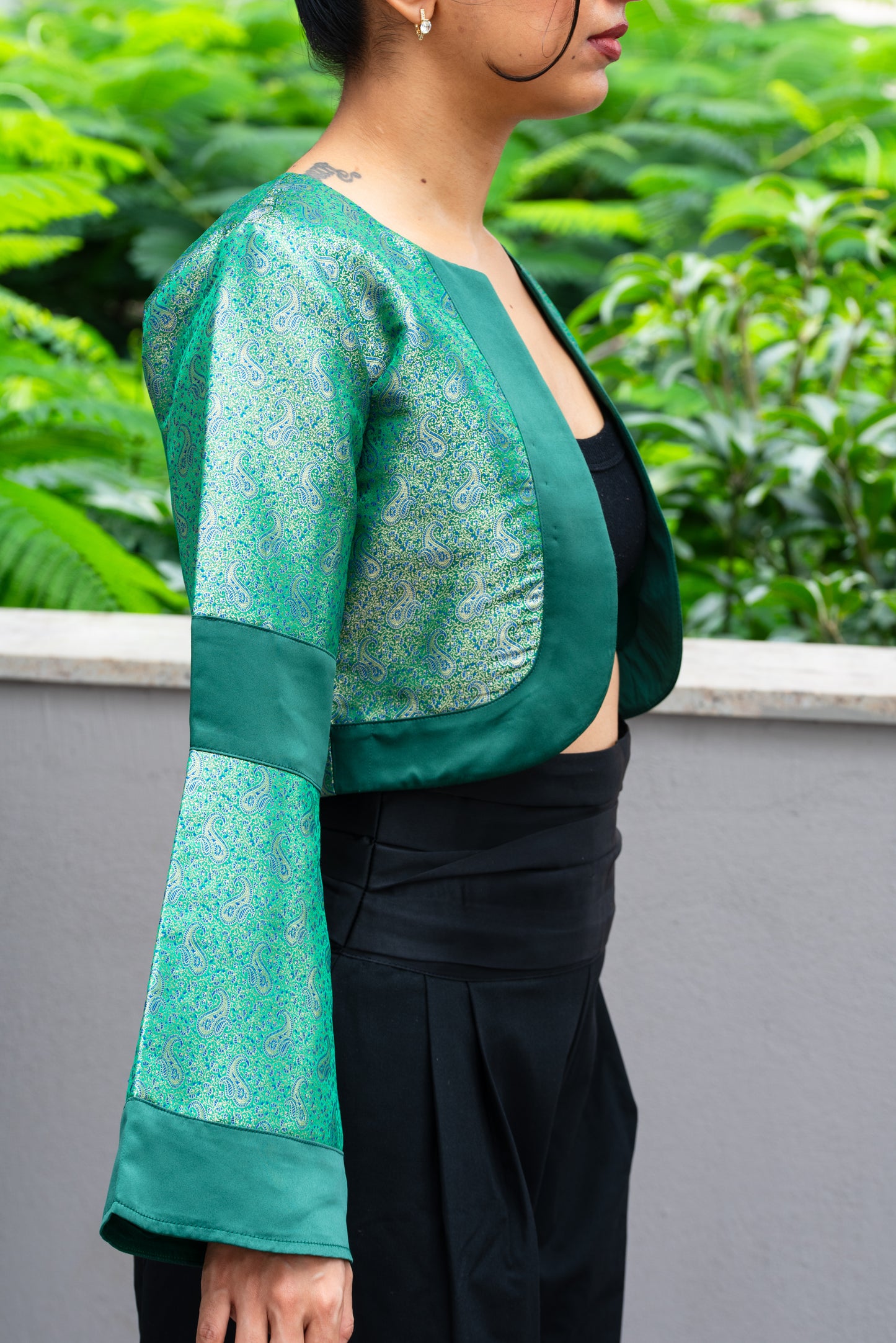 Flared Sleeve Jacket
