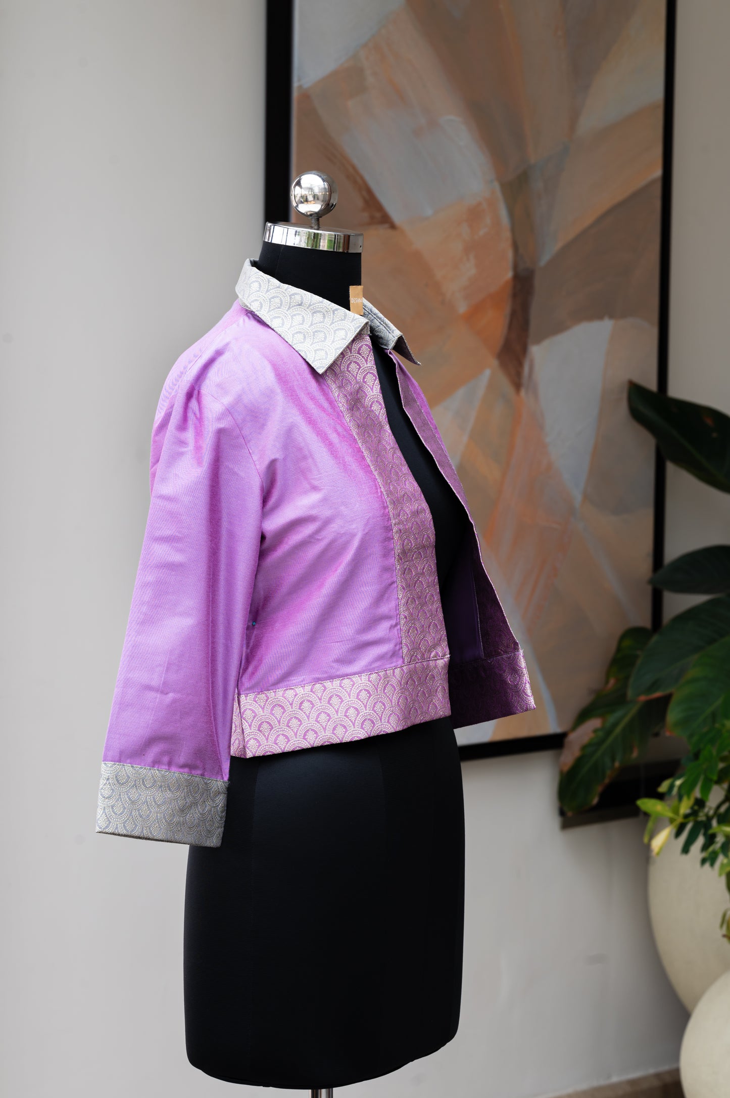 Novelle Purple Blazer